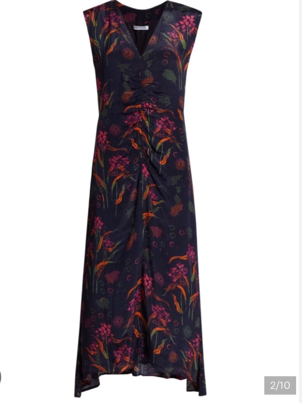 Maria Cher Arrecifes Dress in Navy Size S